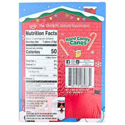 Amos Mango Hard Candy Canes 5.29oz 12ct