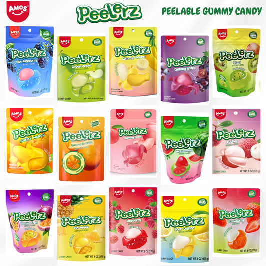 Amos Peelerz Assorted  6oz 45ct
