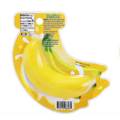 Amos Peelerz Giant Gummy Banana 4.76oz 12ct