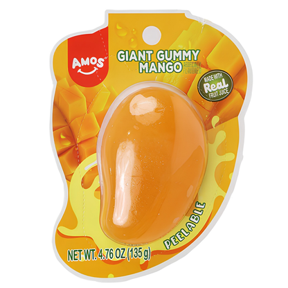Amos Peelerz Giant Gummy Mango 4.76oz 12ct