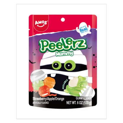 Amos Peelerz Gummy Mummy 6oz - 12ct