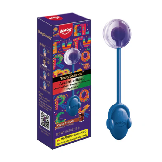 Amos TastySounds El Futuro Music Cola Lollipop - 0.42oz 12ct