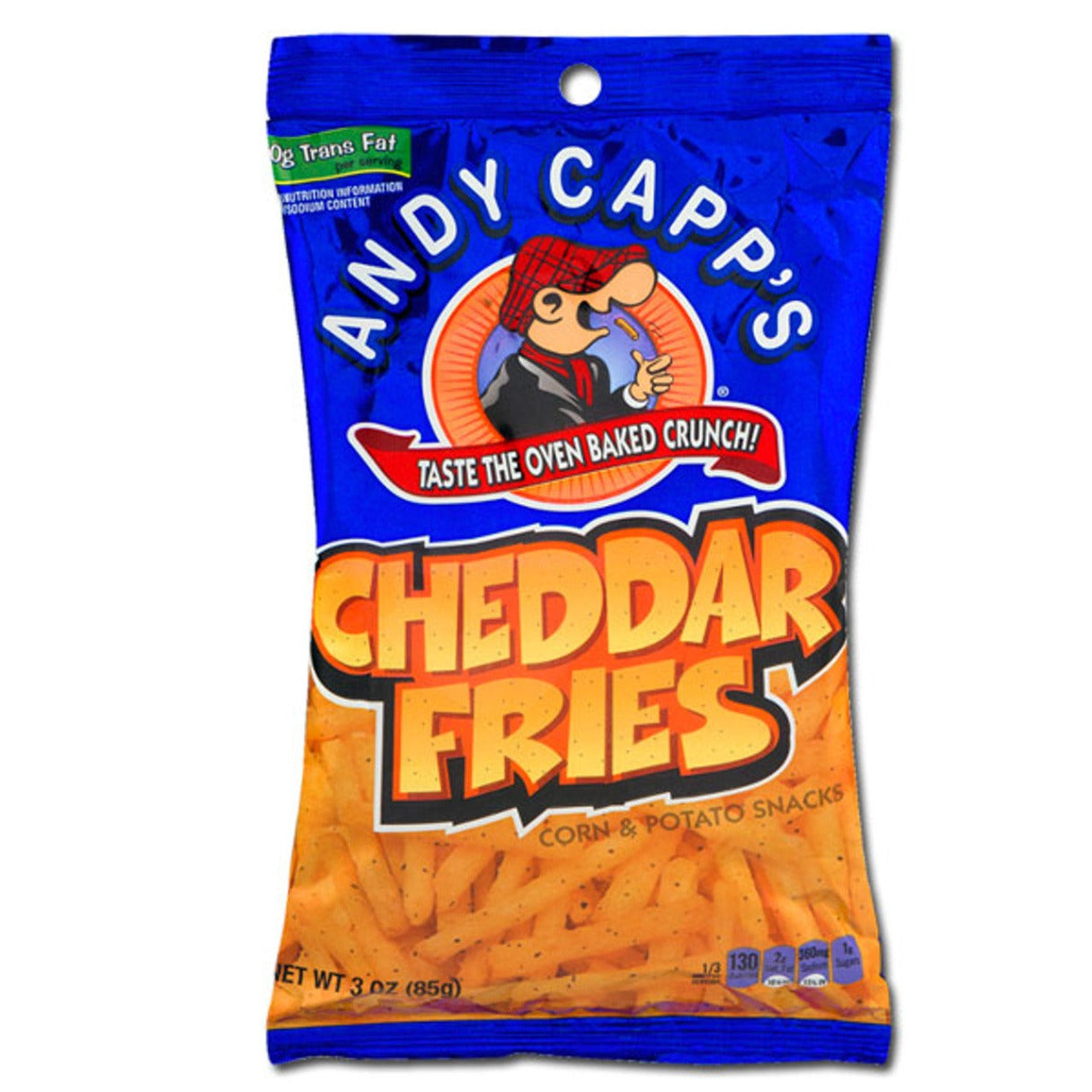 Andy Capp's Cheddar Fries 3oz - 12ct
