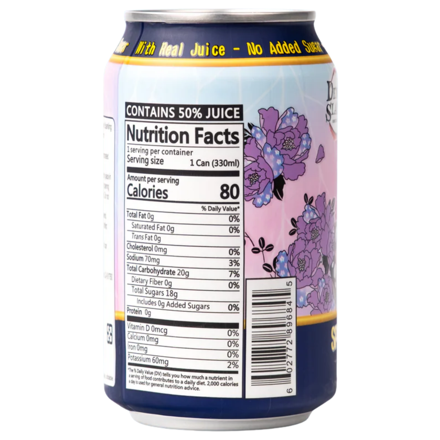 AnyYums Demon Slayer Lychee Sparkling Water 11.16oz 24ct