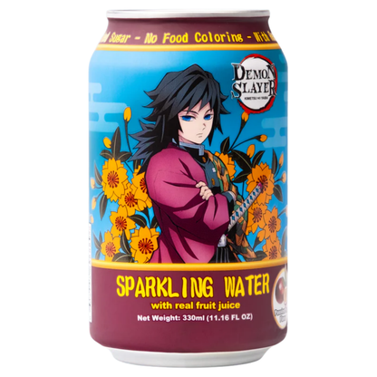 AnyYums Demon Slayer Passion Fruit Sparkling Water 11.16oz 24ct