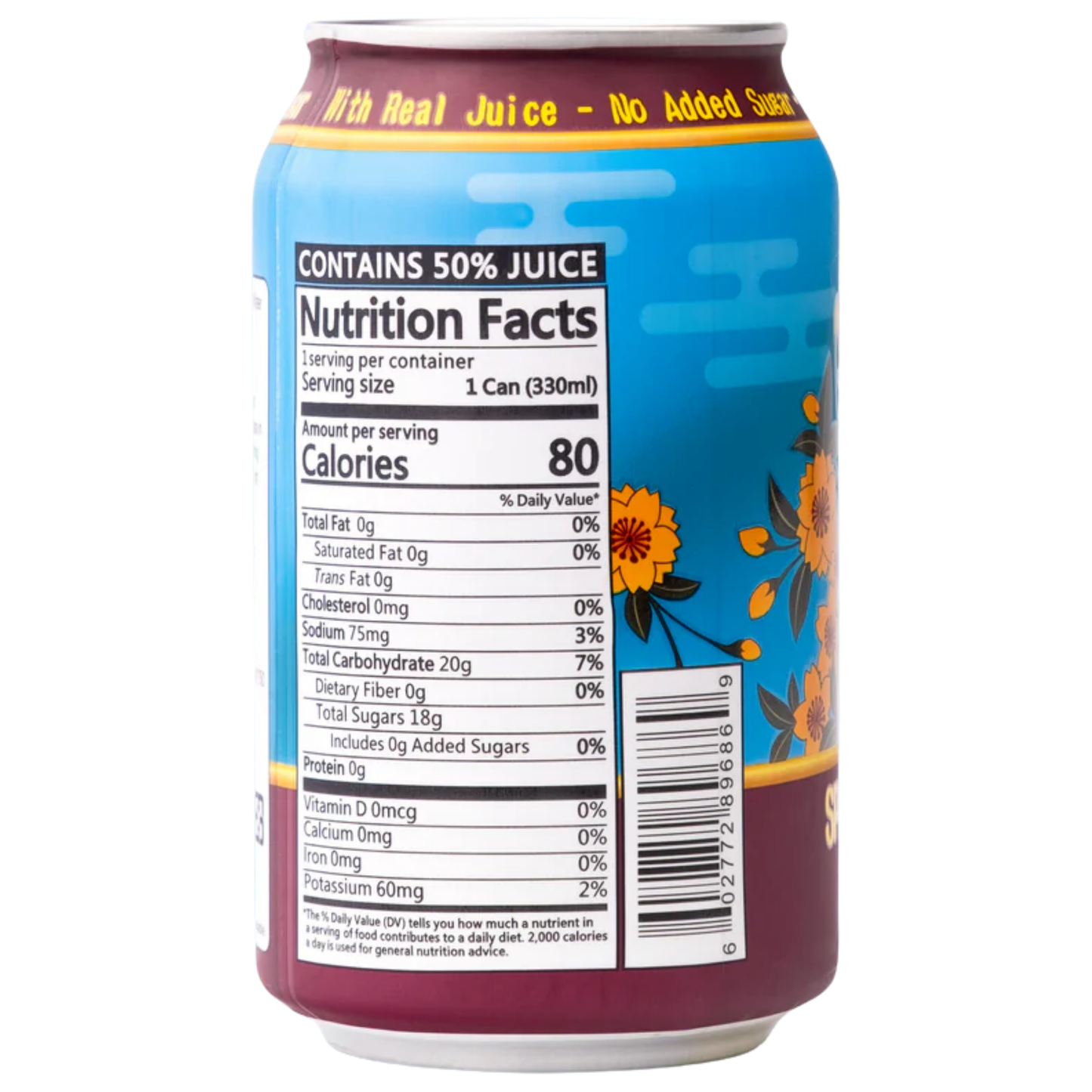 AnyYums Demon Slayer Passion Fruit Sparkling Water 11.16oz 24ct