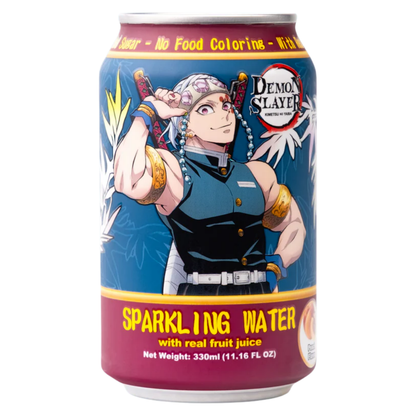 AnyYums Demon Slayer Peach Sparkling Water 11.16oz 24ct
