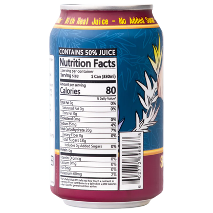 AnyYums Demon Slayer Peach Sparkling Water 11.16oz 24ct