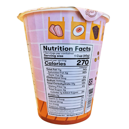 Smoko Tonkotsu Noodle Soup 2.11oz 24ct