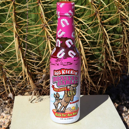 Ass Kickin Garlic Hot Sauce 12oz 12ct