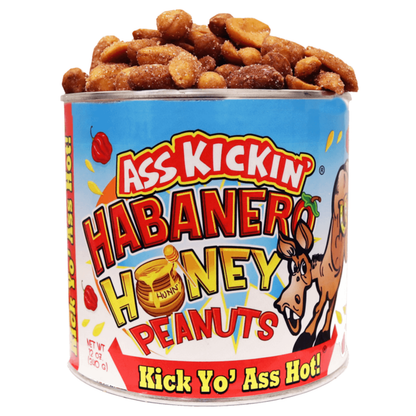 Ass Kickin Habanero Honey Nuts 12oz 12ct