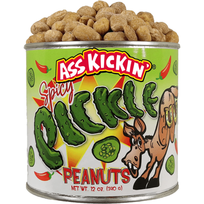 Ass Kickin Spicy Pickle Nuts 12oz 12ct