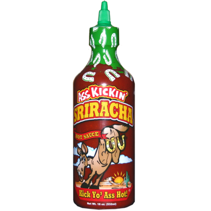Ass Kickin Sriracha Hot Sauce 18oz 12ct