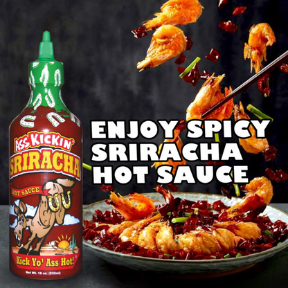Ass Kickin Sriracha Hot Sauce 18oz 12ct