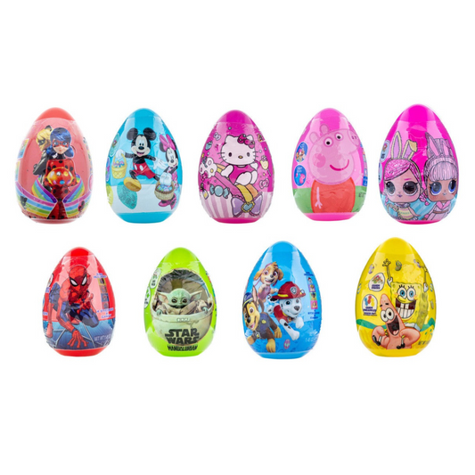 Assorted License Jumbo surprise Egg (Case) - 1/36ct