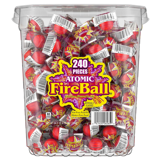 Atomic Cinnamon Fireballs Candy Tub 64.8oz - 240ct