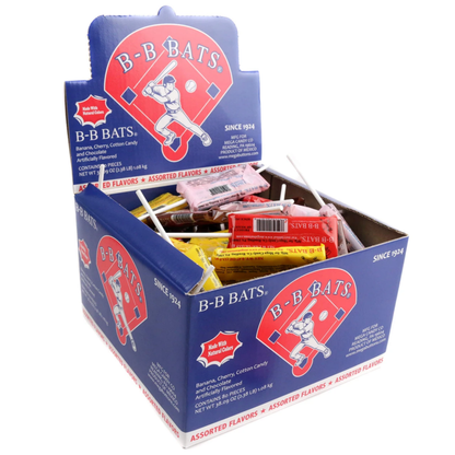 B-B Bats Assorted Taffy Lollipops 38.09oz 80ct