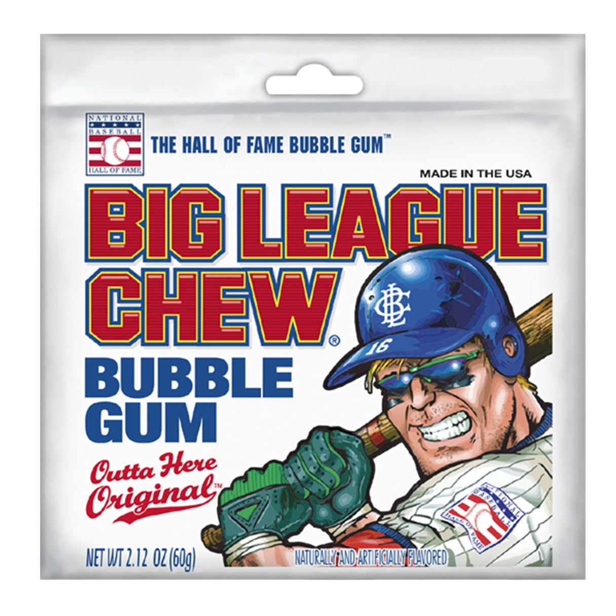 Big League Chew Original Bubble Gum 2.12oz - 12ct