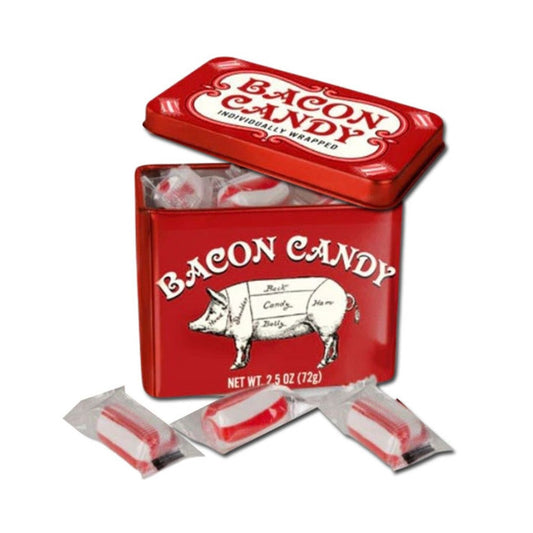 Bacon Flavored Hard Candy Tin 2.5oz - 12ct
