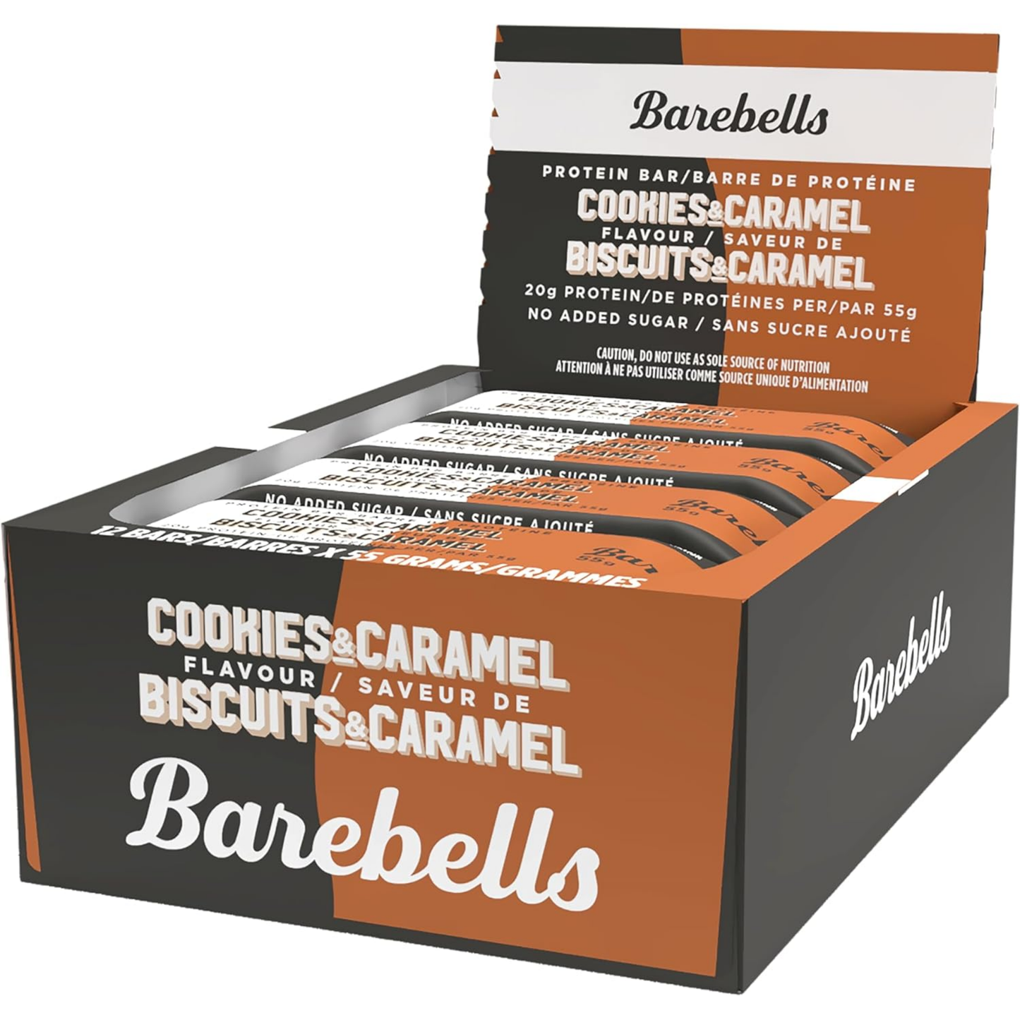 Barebells Cookies & Caramel Protein Bars 1.9oz 12ct