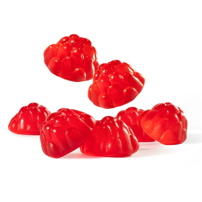 Albanese Gummi Raspberry Berry Red Bulk - 5lb