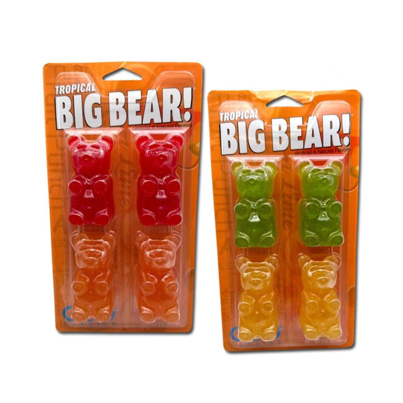 Big Bear Gummy - Tropical 4/pc 1.75oz  - 6ct
