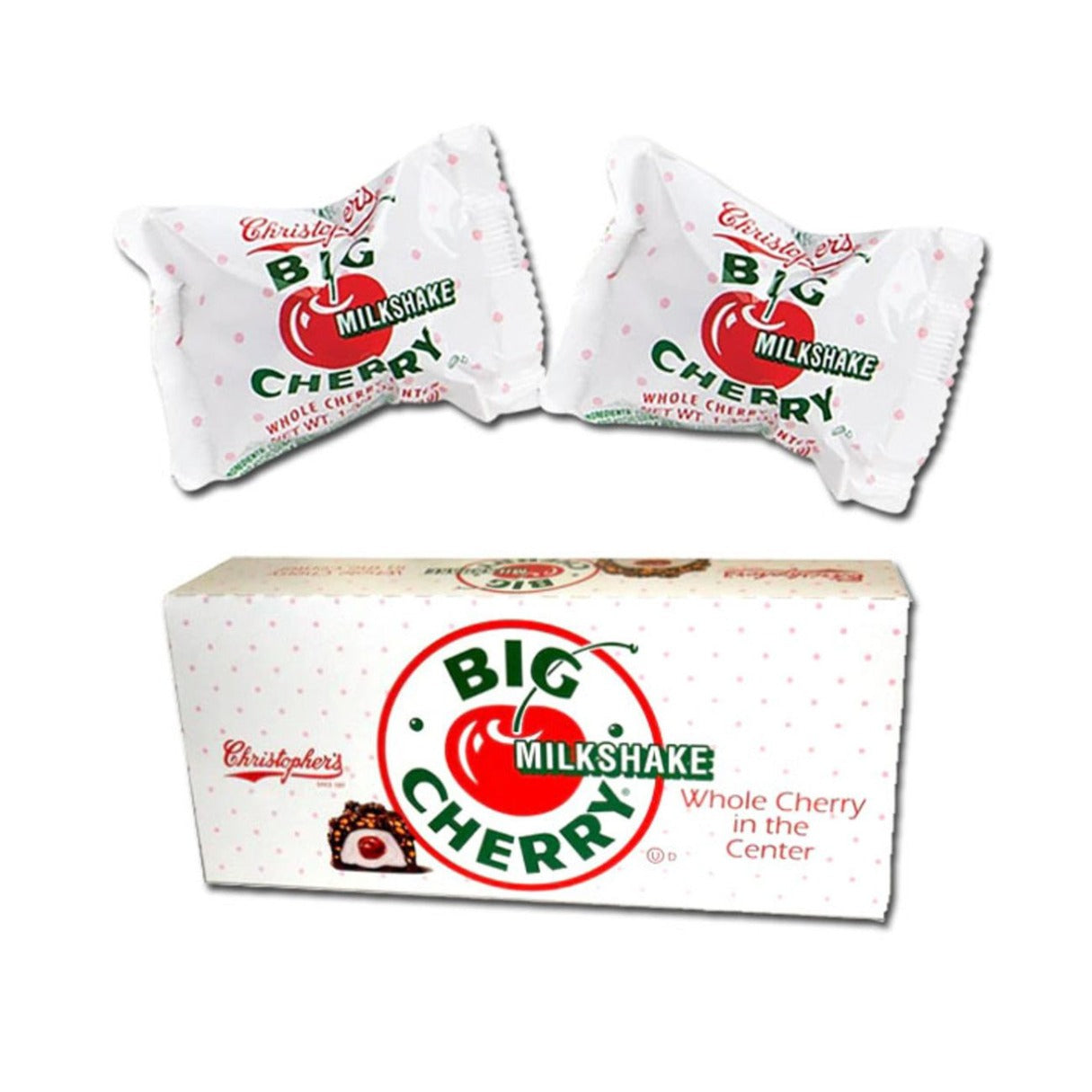 Big Cherry Milkshake Candy Bars 1.75oz - 24ct