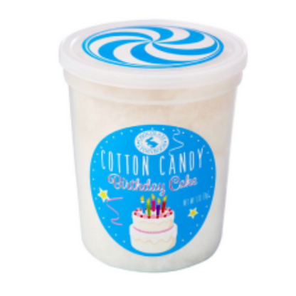 Birthday Cake Cotton Candy 1.75oz - 12ct