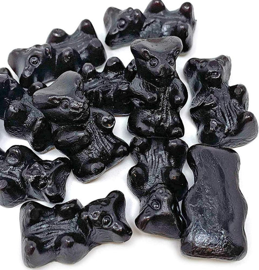 Black Licorice Sugar Free Gummy Bears 2.2lb - 3ct