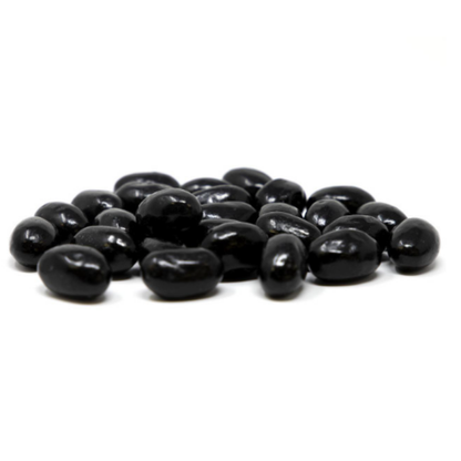 Black Licorice Jelly Beans Jumbo Bulk Box 30LB