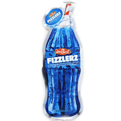 Fizzlers Blue Raspberry Candy .35oz - 48ct