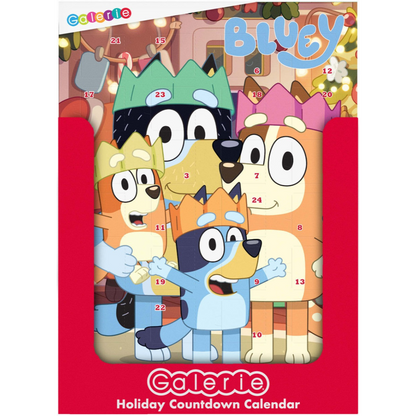 Bluey Holiday Countdown Calendar 4.2oz - 24ct