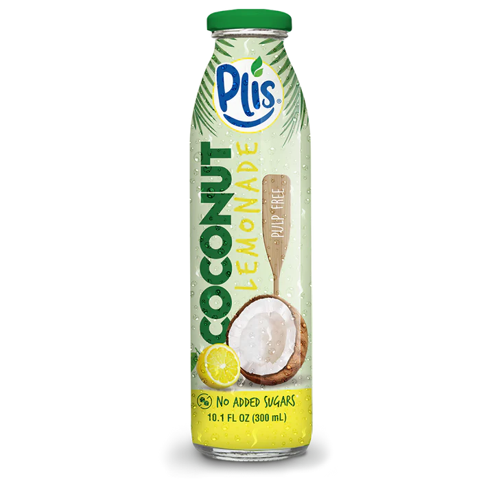 Ricky Joy Plis Coconut Lemonade Pulp Free 10.1 fl oz - 12ct