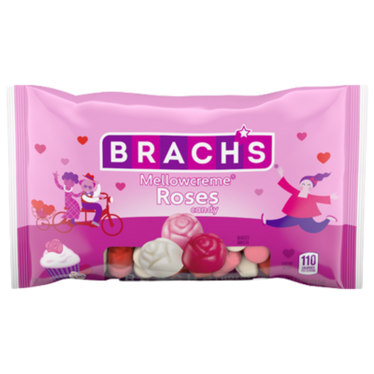 Brach's Valentine's Mellowcreme Roses 11oz - 12ct