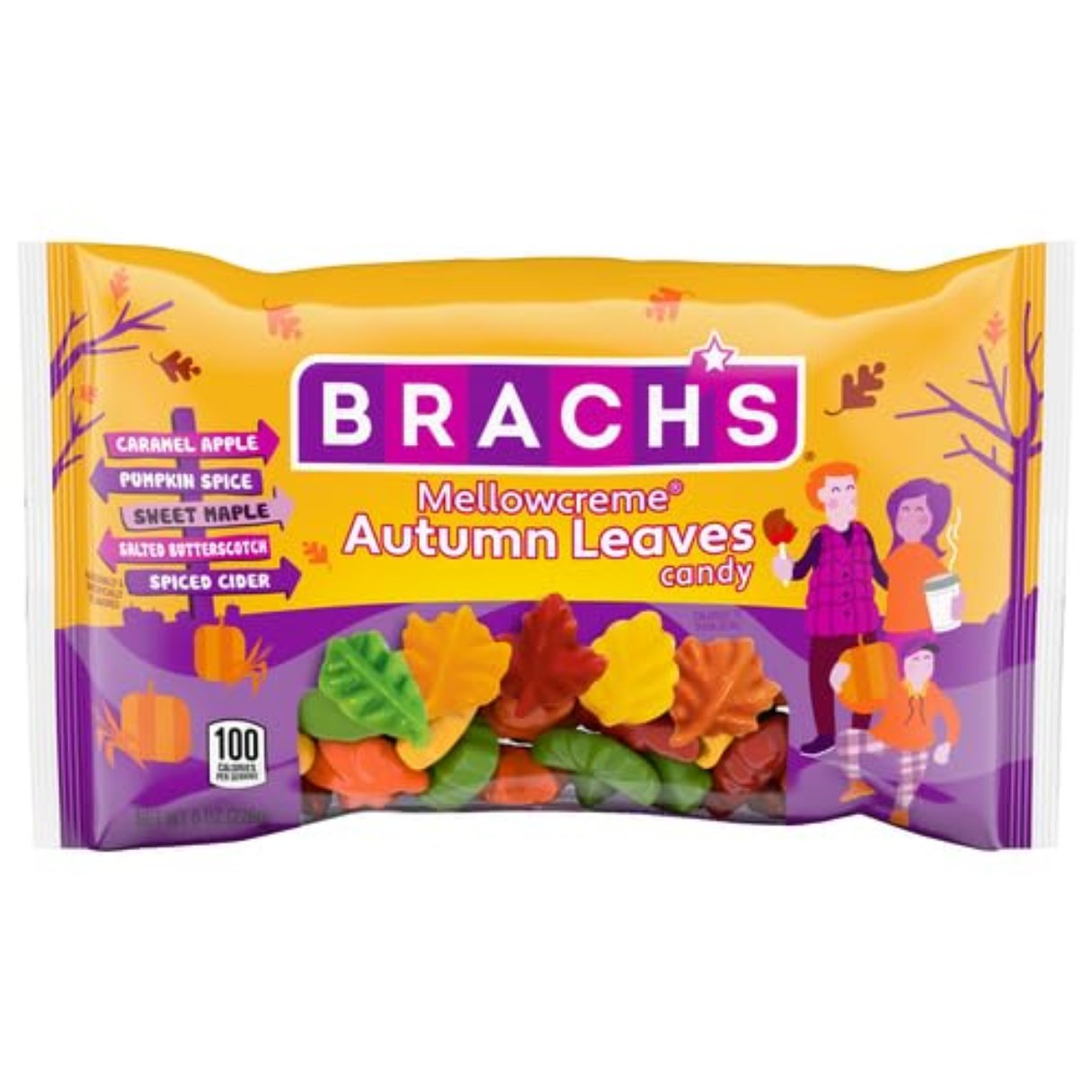 Brach's Autumn Leaves Mellowcremes Candy Bag 8oz - 12ct