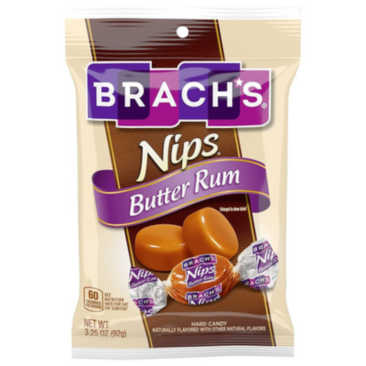 Brach's Butter Rum Nips 3.5oz - 12ct