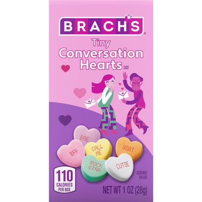 Brach's Tiny Conversation Hearts Box 1oz - 12ct