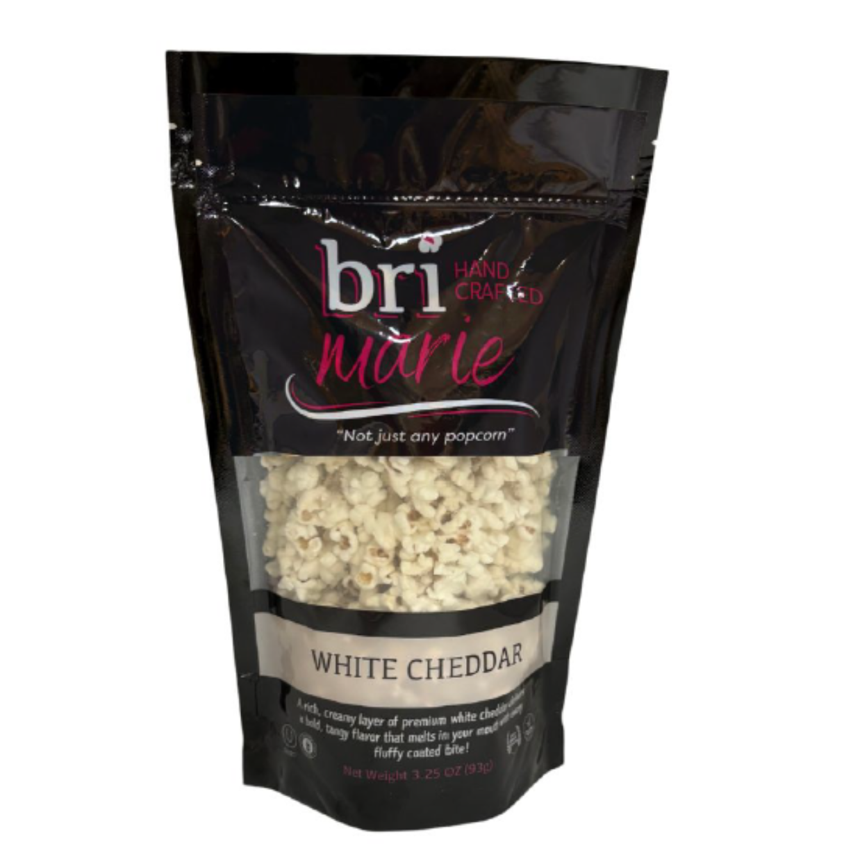 Brimarie White Cheddar Popcorn 3.25oz - 12ct