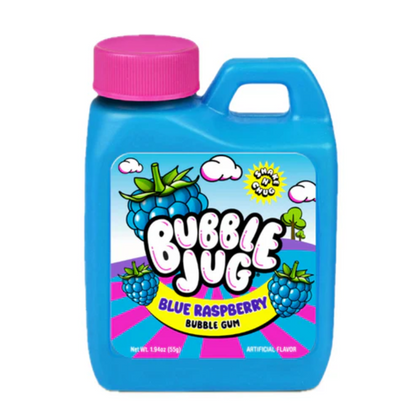 Bubble Jug Blue Raspberry Bubble Gum 1.94oz - 12ct