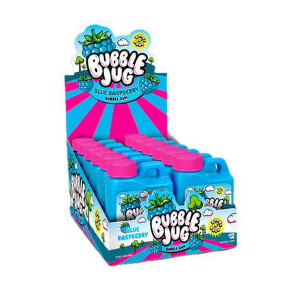 Bubble Jug Blue Raspberry Bubble Gum 1.94oz - 12ct