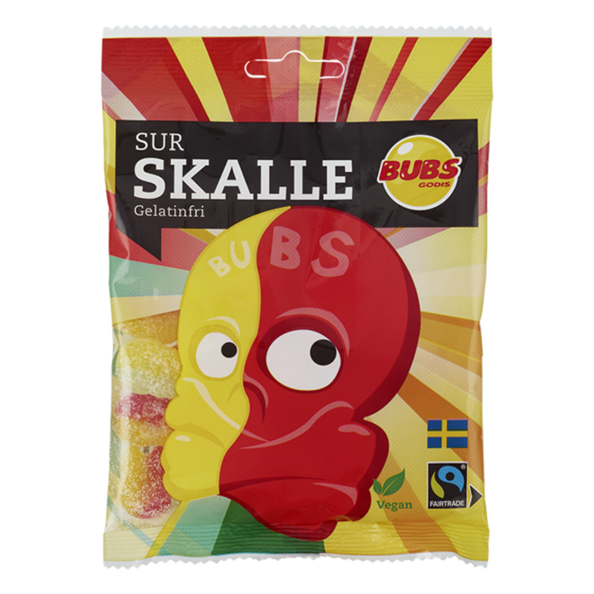 Bubs Sour Skull 90g - 16ct