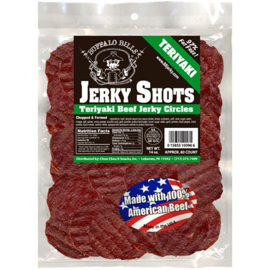 Buffalo Bills Jerky Shots Teriyaki -80ct