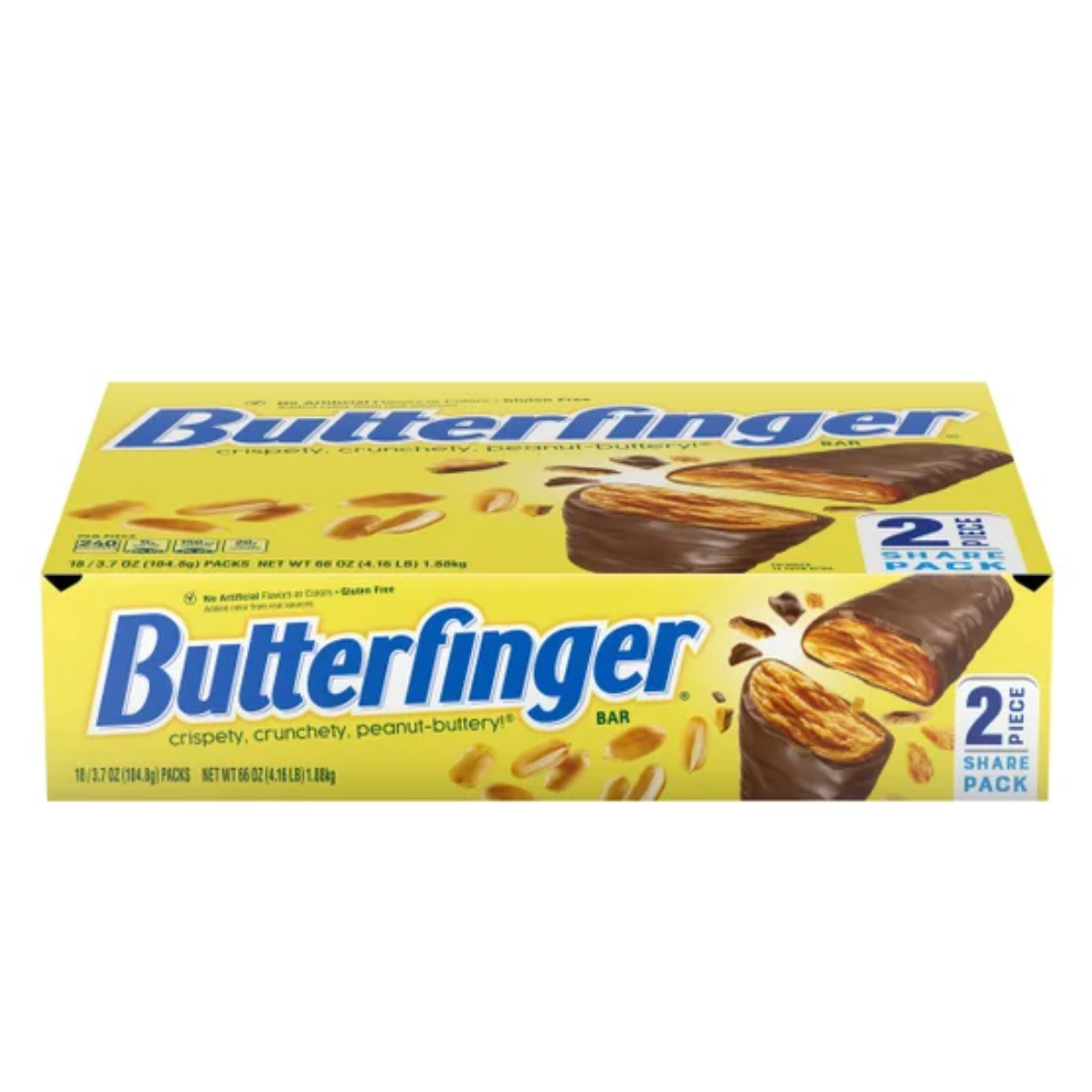 Butterfinger 2-Piece Share Pack Candy Bars 3.7oz 18ct