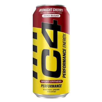 C4 Performance Energy Carbonated Midnight Cherry 16oz - 12ct