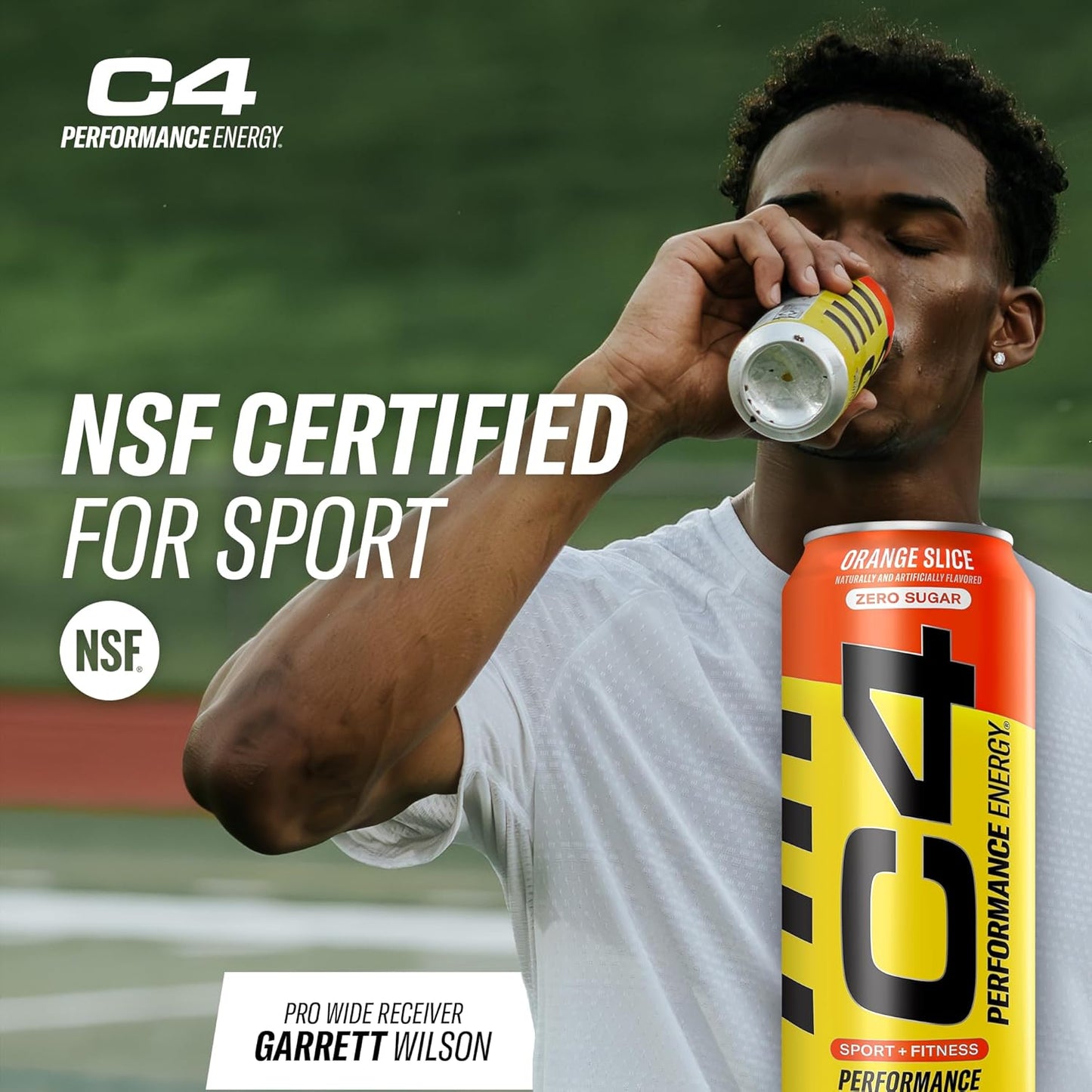 C4 Performance Energy Carbonated Orange Slice 16oz - 12ct