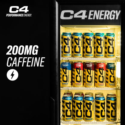 C4 Performance Energy Carbonated Orange Slice 16oz - 12ct