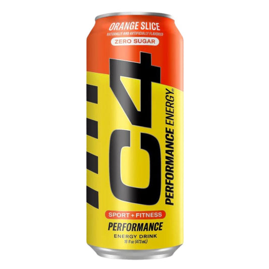 C4 Performance Energy Carbonated Orange Slice 16oz - 12ct