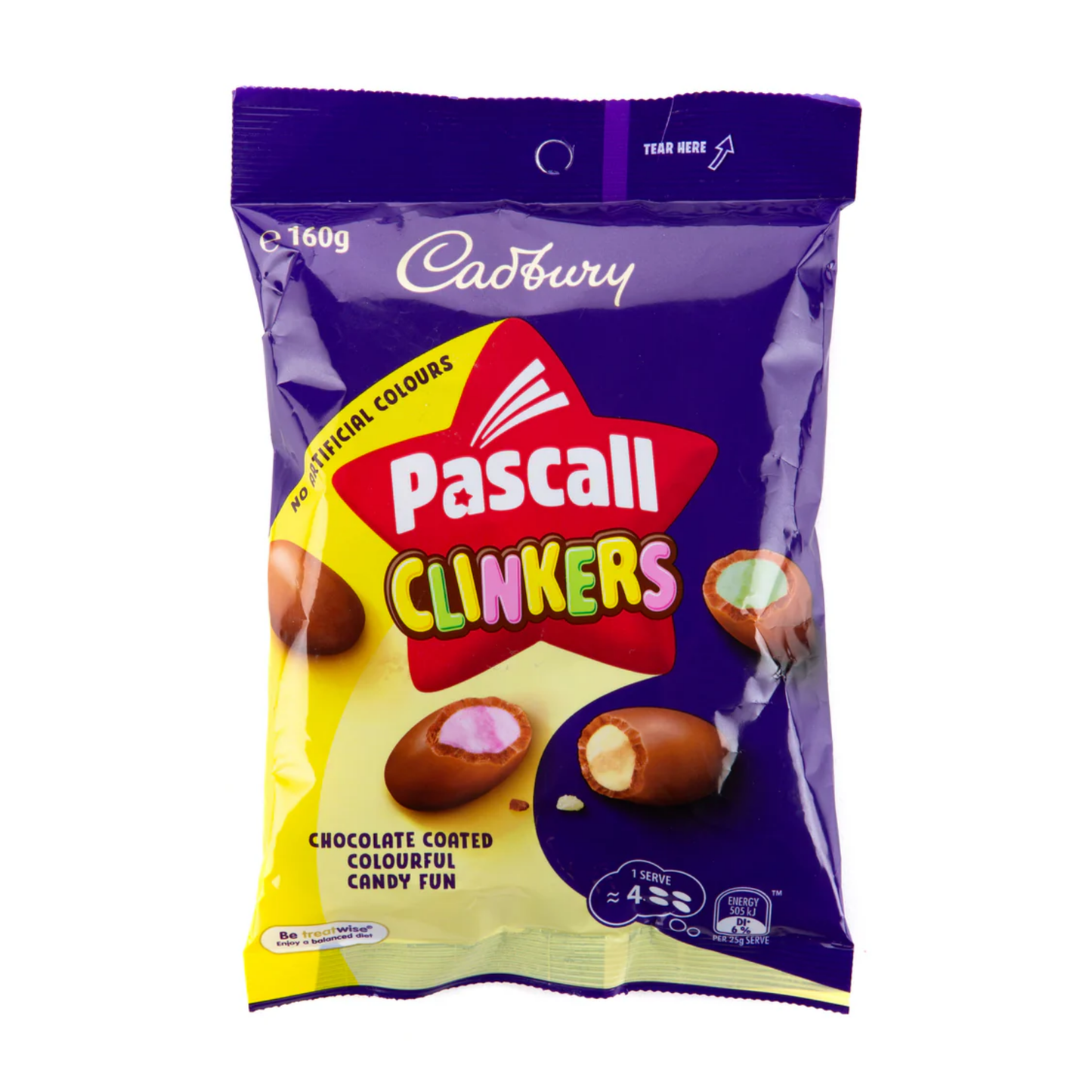 Cadbury Pascall Clinkers Peg Bag 5.64oz (160g) 18ct
