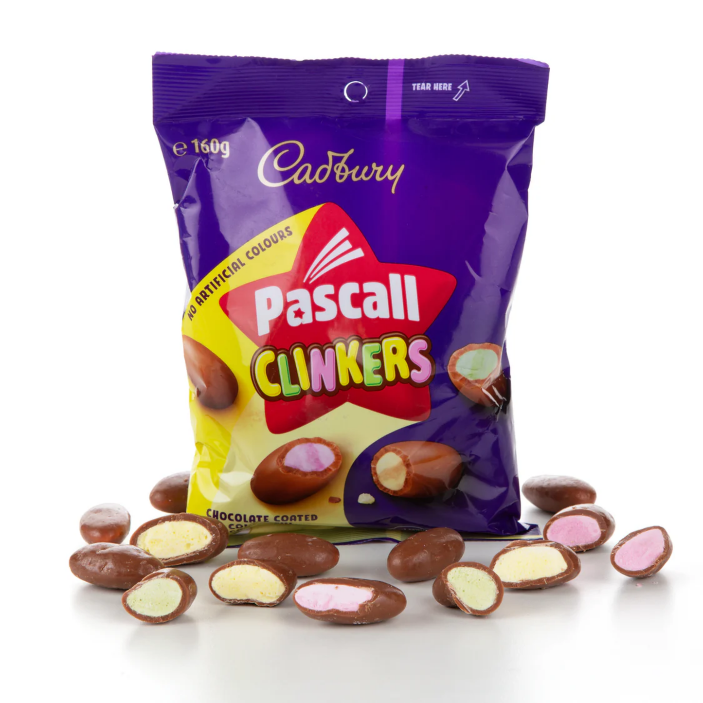 Cadbury Pascall Clinkers Peg Bag 5.64oz (160g) 18ct