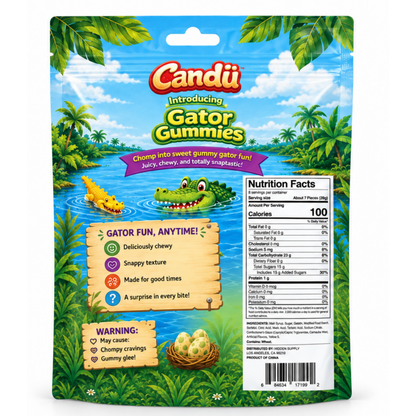 Alligator Gummies Gummy Candy 8oz 12ct